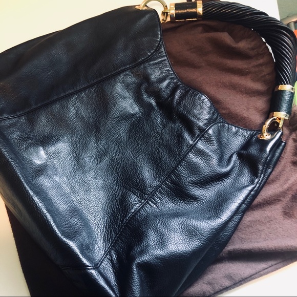 Michael Kors Hobo Bag Python Trim - Picture 4 of 8